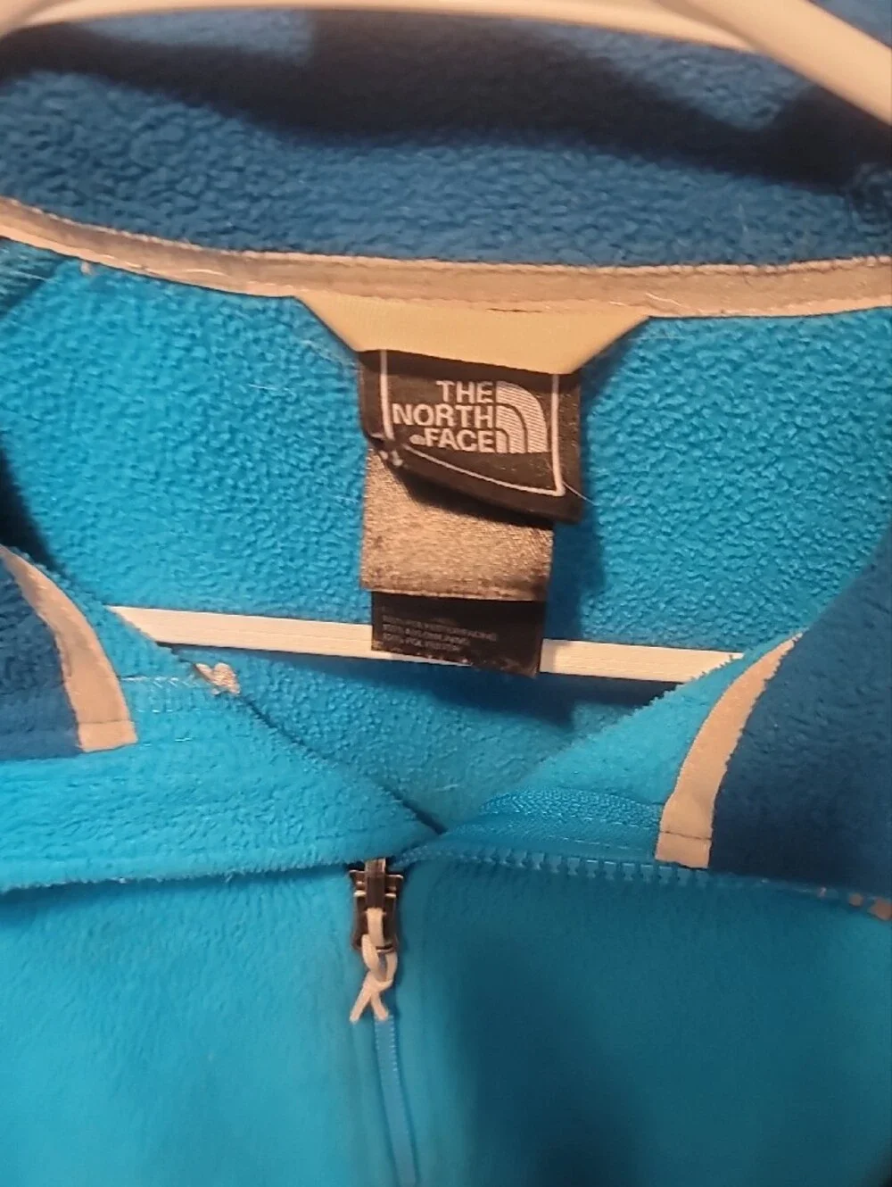The North Face Teal & Dark Teal Full-Zip Fleece Jacket